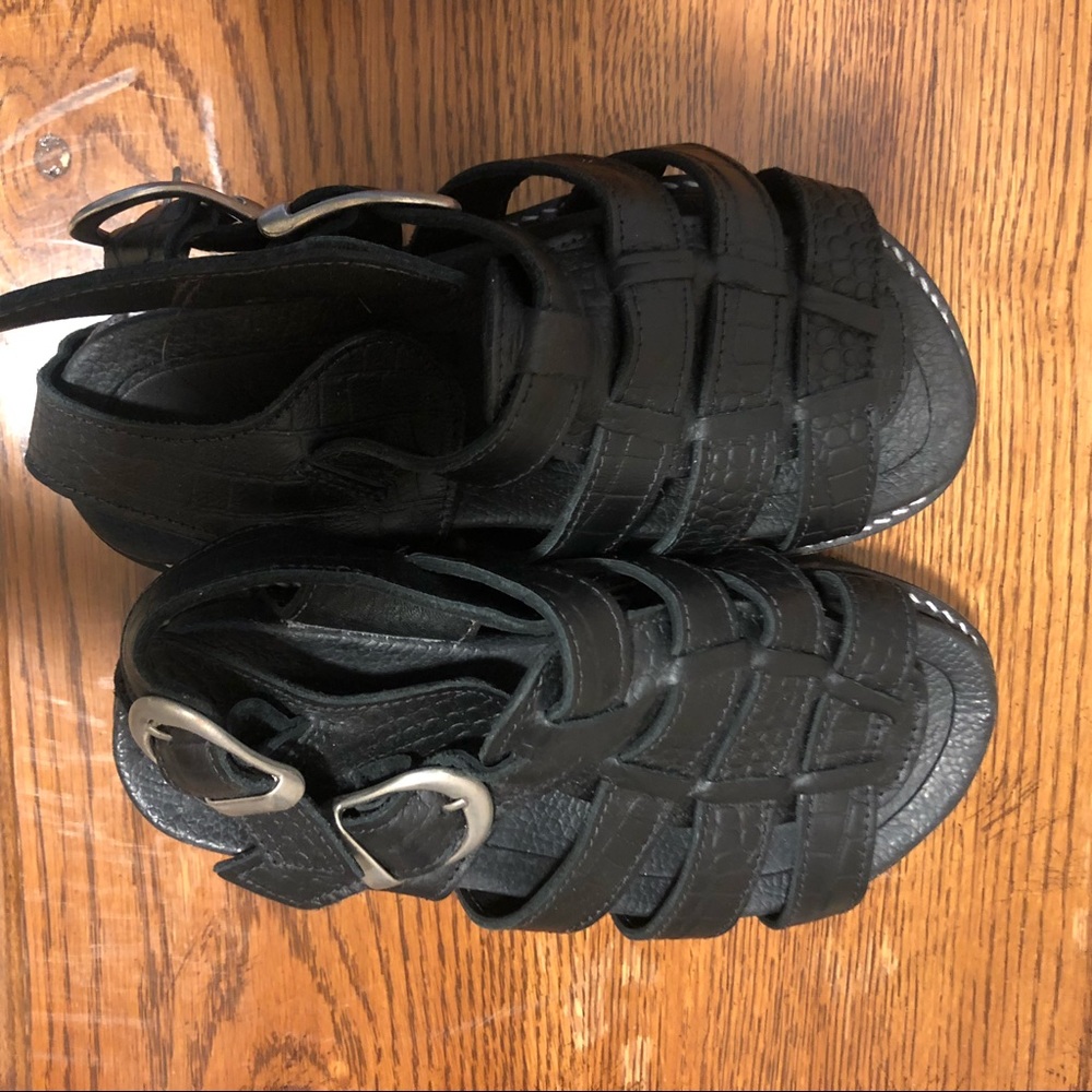 Leather Platform Sandals - image 2